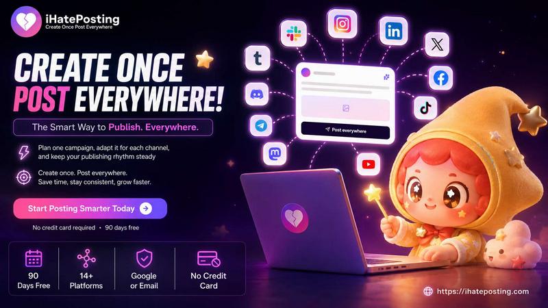 iHatePosting application interface and features